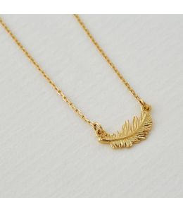 In-Line Plume Necklace