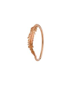 18ct Rose Gold Plume Wisp Ring Product Photo