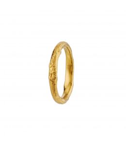 18ct Yellow Gold Oak Band 3mm Product Photo