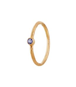 Papina Ring with 2.5 mm Lavender Sapphire on Paper