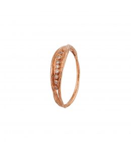 18ct Rose Gold Half Eternity Papina Ring Product Photo