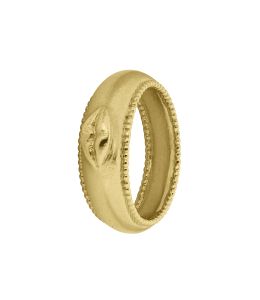 Gold Plate Sense of Taste Lips Bombe Ring Product Photo