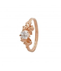 18ct Rose Gold Beekeeper Half Carat Diamond Solitaire Ring Product Photo