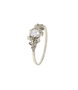 Platinum Beekeeper Ring with 0.25ct Oval Diamond Product Photo