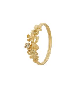 Beekeeper Twist Ring with Three Yellow Sapphires, 18ct Yellow Gold