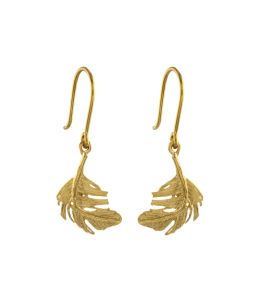 Little Feather Hook Earrings on Paper