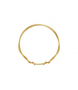 Gold Plate Twist Bangle Product Photo