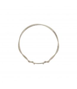 Silver Twist Bangle Product Photo