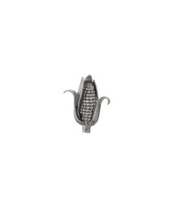 Silver Juicy Corn on the Cob Pin Brooch Product Photo 