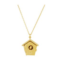 Nesting Birdhouse Necklace | Alex Monroe Jewellery
