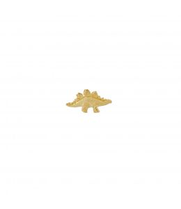 18ct Yellow Gold Teeny Tiny Stegosaurus Single Stud Earring Product Photo