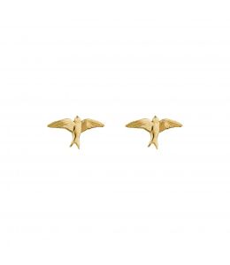 Teeny Tiny Swallow Stud Earrings Product Photo