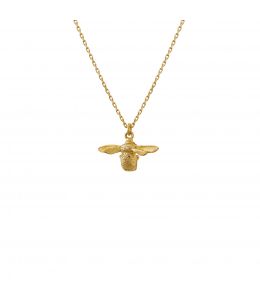 18ct Yellow Gold Teeny Tiny Bumblebee Necklace Product Photo