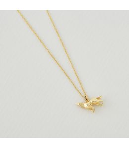 Teeny Tiny Howling Wolf Necklace