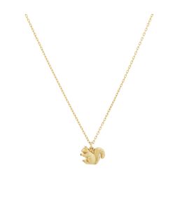 Teeny Tiny Squirrel Necklace Product Photo