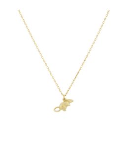 Teeny Tiny Mouse Necklace Product Photo