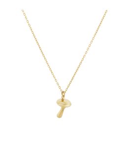 Teeny Tiny Mushroom Necklace Product Photo