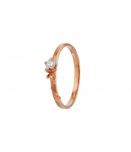 18ct Rose Gold Diamond Spring Dew Ring Product Photo