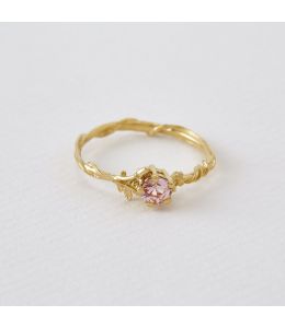 Rosa Alba Ring with Baby Rose Pink Sapphire