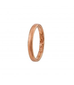 18ct Rose Gold Wild Rose Fine Wedding Band Product Photo