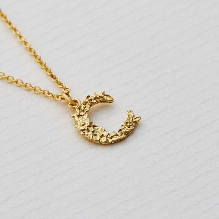 PDPAOLA Gold Plated Mini Letter C Necklace