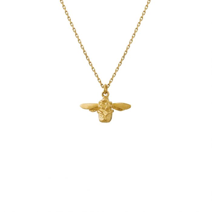 Teeny Tiny Bumblebee Necklace