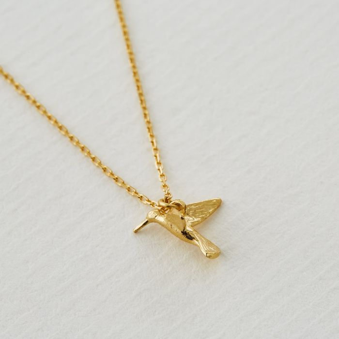 Teeny Tiny Hummingbird Necklace