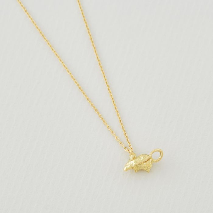 Teeny Tiny Mouse Necklace Alex Monroe Fine Jewellery