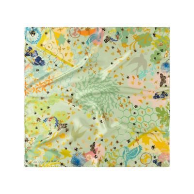Alex Monroe x Heti’s Colours Bees in Bloom Silk Scarf