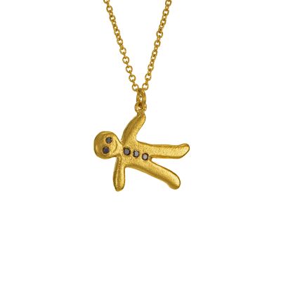 Gingerbread Man Necklace Product Photo