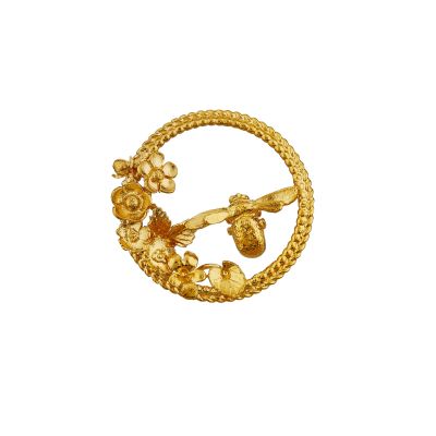Bumblebee Loop Brooch on Paper