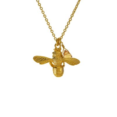 Honey Bee and Citrine Necklace Product Photo