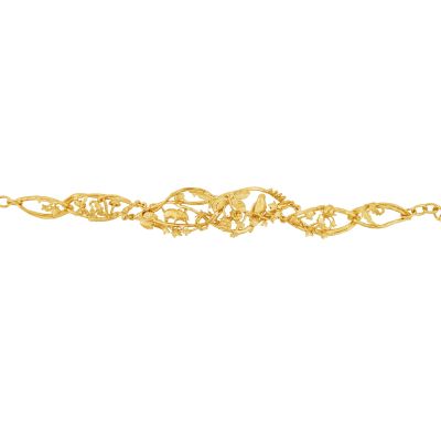 Enchanted Winter Woodland Marquise Link Bracelet Product Photo