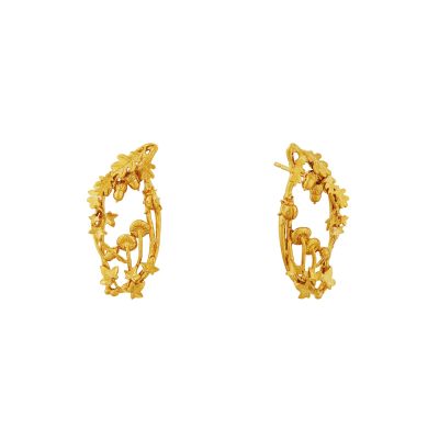 Enchanted Winter Woodland Marquise Stud Drop Earrings Product Photo