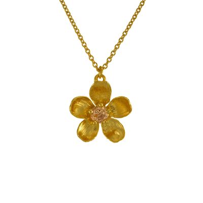 Citrine Buttercup Necklace Product Photo