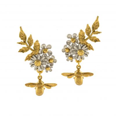 Posy Bloom Bee Earrings Product Photo