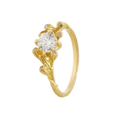 Harvest Seed Ring with 0.7ct Central Diamond Product Photo