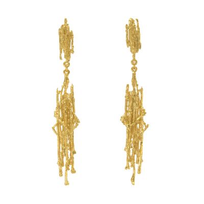 Nest Structure Statement Drop Earrings Product Photo