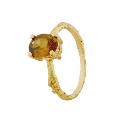 Twig Ring with 1.32ct Oval Titanite