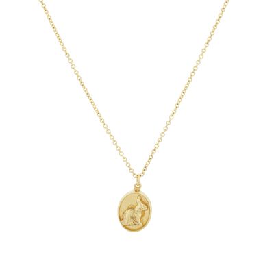 Rabbit Cameo Necklace Product Photo
