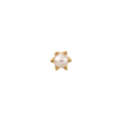 Single Ornate Pearl Stud Product Photo