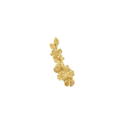 Floral Curve Single Stud Earring Product Photo