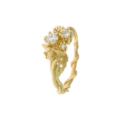 Beekeeper Three Diamond Trilogy Ring Product Photo