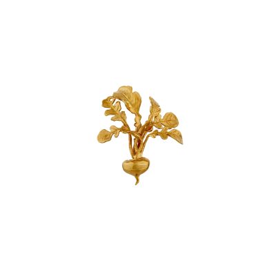 Leafy Turnip Pin Brooch Product Photo