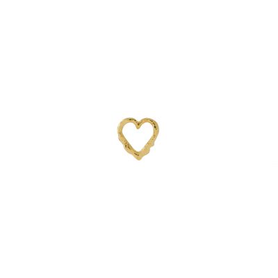 Teeny Tiny Heart Single Stud Earring Product Photo