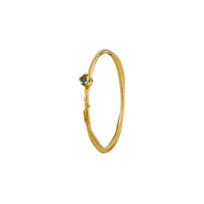 Aquamarine Fine Vine Ring Product Photo