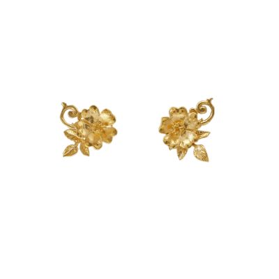 Ornate Rose Studs | Alex Monroe Jewellery