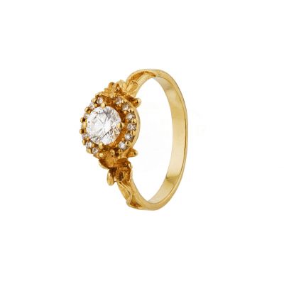 Large Diamond Spring Halo Ring Product Photo