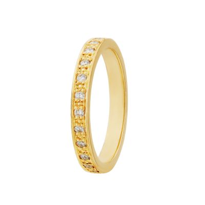 Spring Halo Diamond 2.5mm Eternity Ring Product Photo