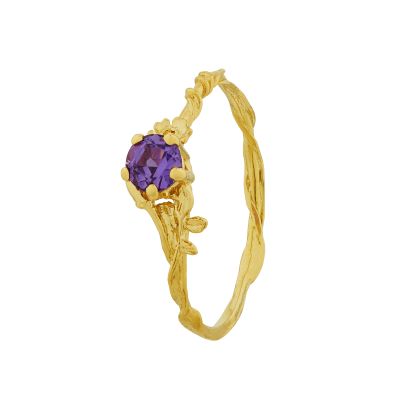 Rosa Alba Ring with Magenta Sapphire Product Photo